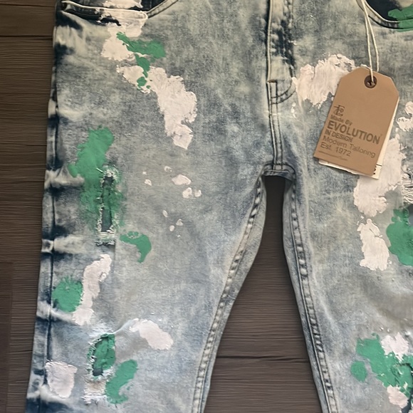 Denim Jeans Paint Splat - Picture 2 of 3